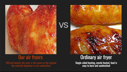 Home Smart Air Fryer Large Capacity Multifunctional Electric Fryer French Fry Machine Cooking Oven integrated Hot fryer Oven