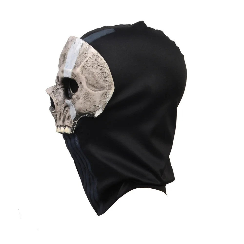 Unisex Halloween Horror Ghost Skull Mask MW2 Latex Headgear Helmet Cosplay Perform Party Masquerade Prop Cosplay