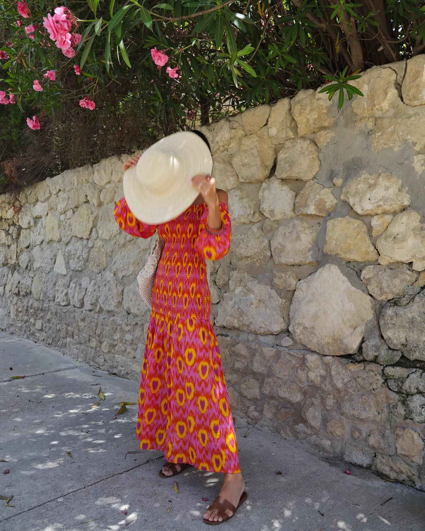 Women Summer Party Holiday Lady Streetwears Print Ruffle Pleated Long Dress Fash