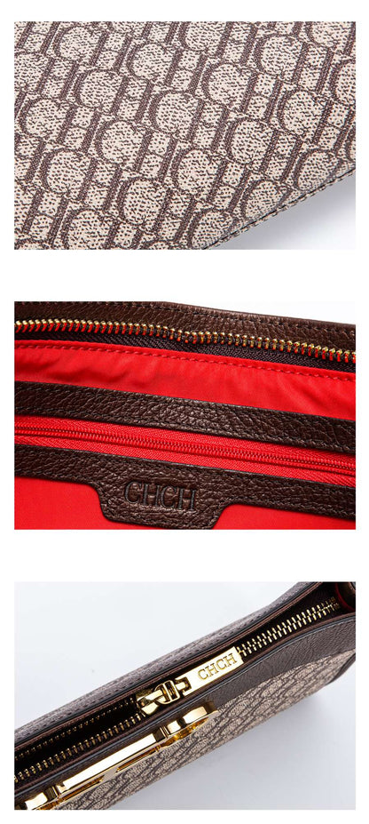 Women's Walletluxury Design Envelope Convenient Zipper Fashion Letter Print Long Wallet Mobile Phone Bag Men's Clutch Bag