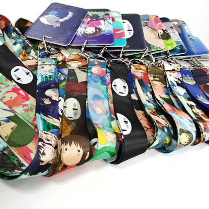 Cordões de Anime Chaveiro de Celular Animado Crachá de Identificação Acessórios de Joias DIY Atacado