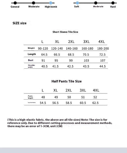 Large Size Men Pajamas Set Ice Silk Sense Round Neck Solid Colour Short Sleeve T-Shirt Student Short Sleeve Shorts Two-Piece Set