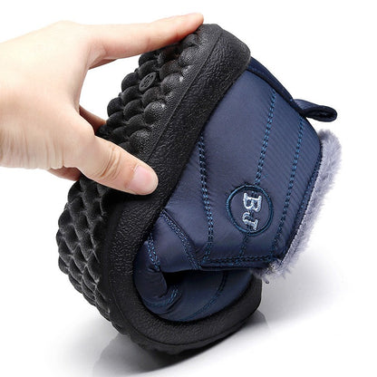 Men Boots 2025 Winter Shoes For Men Waterproof Snow Boots Winter Botas Hombre Warm Fur Ankle Boots Mens Botines