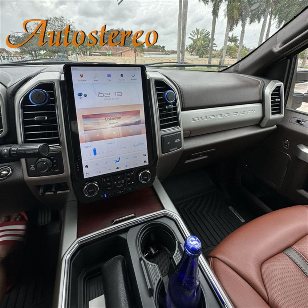 14.4 Inch Android 128G For Ford F150 F250 F350 2015-2021 Tesla Style Car GPS Navigation Multimedia Player Radio Tape Headunit HD