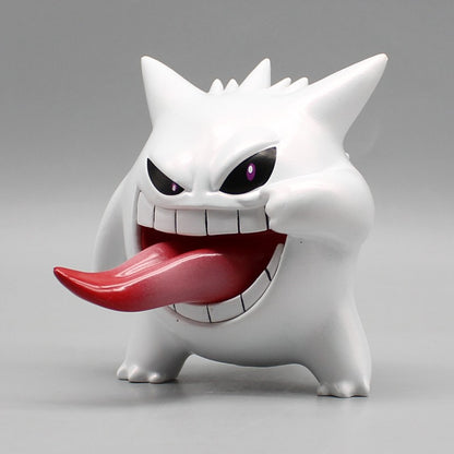 9cm Pokémon Gengar Boneco Transparente, Lindo Anime PVC Action Figure para Decoração de Quarto Coleção Presente para Fãs
