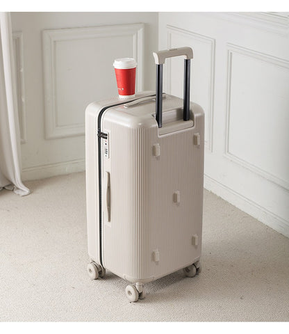 Plastic Frame Thickened Handle Luggage Large Capacity 24-inch Travel Bag 20-inch Checked Luggage Explosion-proof Password Suitca