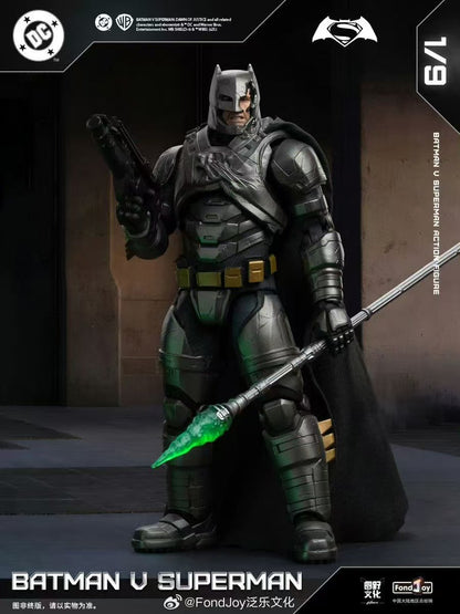 EM ESTOQUE Fondjoy BVS Set Armored Batman Battle Damaged Superman Action Figures 1/9 Batman v Superman?Dawn of Justice DC
