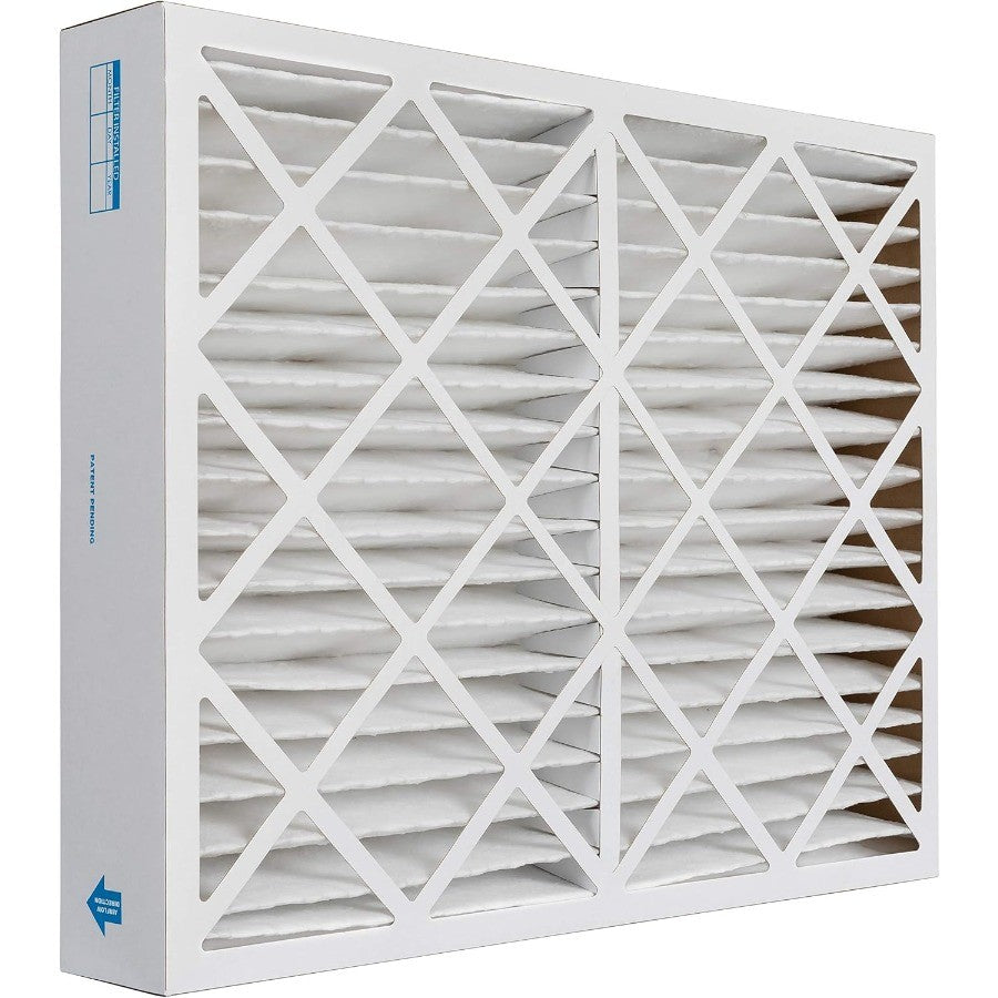 Filtro de Ar Fino 16x25x4 MERV 8 para Sistemas HVAC, Proteção contra Poeira, Branco, Pacote com 3, Fabricado nos EUA
