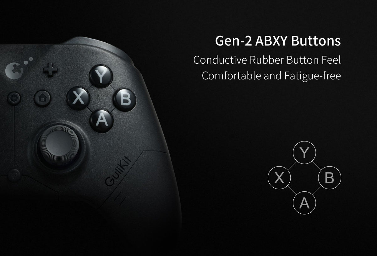 Gulikit  ES/ES PRO  Wireless Controller For Nintendo switch 2 ,Bluetooth,for Windows, Android ,iOs Game Accessories?BLACK/white