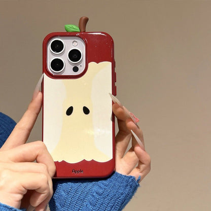 3D Apple Core Phone Case For Iphone 17/16/15/14/13 Pro Max Korean Style Anti Drop Anti Scratch Phone Case