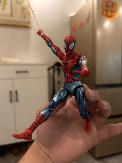 Hot CT Toys Boneco Homem-Aranha Mafex 075 O Espetacular Homem-Aranha Versão Quadrinhos Mafex 185 Boneco de Ação Modelo Brinquedos Presentes Infantis