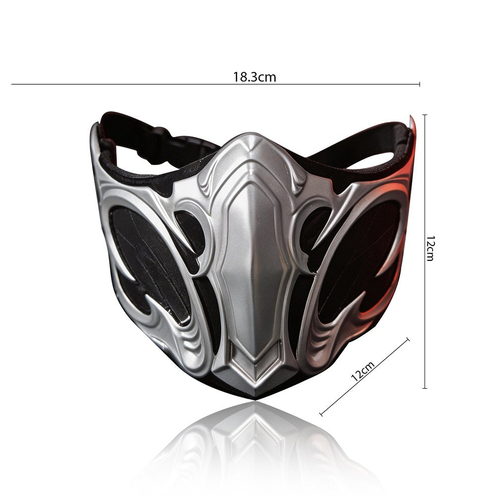 Game Mortal Kombat Bi Han Cosplay Mask NOOB SAIBOT ABS Adult Half Fack Mask Halloween Costume Props