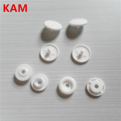 Chenkai 1000sets T 5 Size 20 Round KAM Plastic Resin Snaps Buttons fasteners Parts for DIY Baby Diaper 60 color option