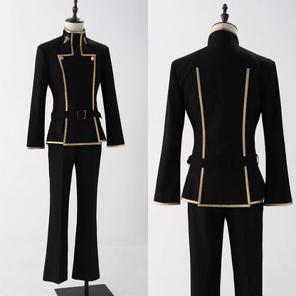 Lelouch Lamperouge Cosplay Costume CODE GEASS Lelouch of The Rebellion Suit Handsome Uniform Halloween Carnival Fancy Outfits