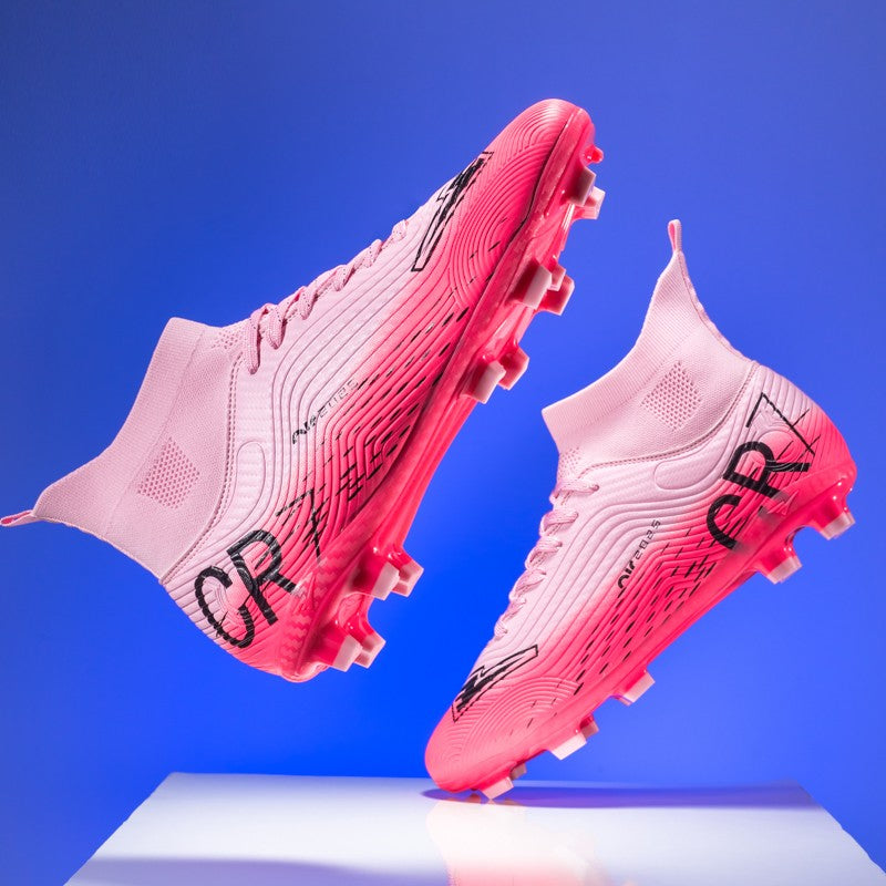 New Men Training Football Boots Ultralight Breathable Professional Soccer Shoes Soft Sport Unisex Grass Cleats Match Sneakers