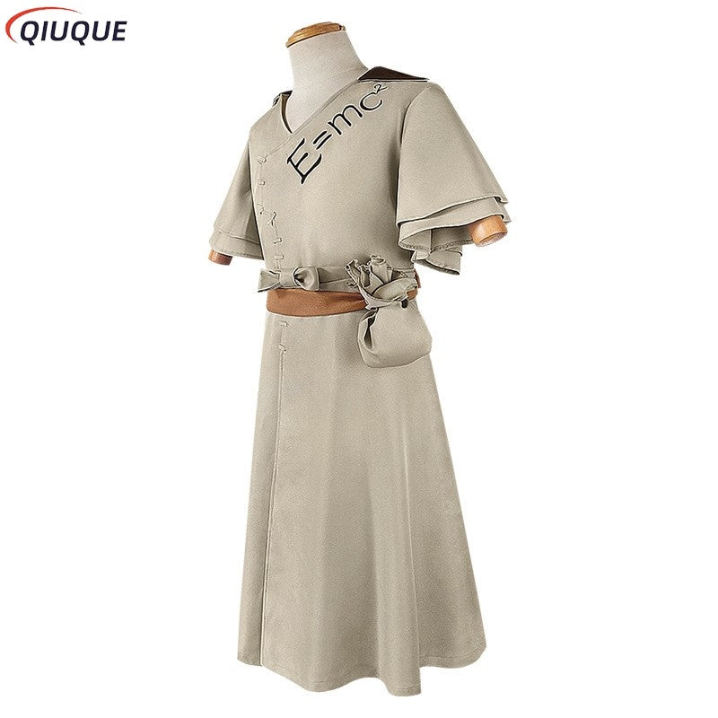 Senku Ishigami Cosplay Costume Wig Halloween Christmas Carnival Party Outfit Role Play Suit Comic Con Clothing