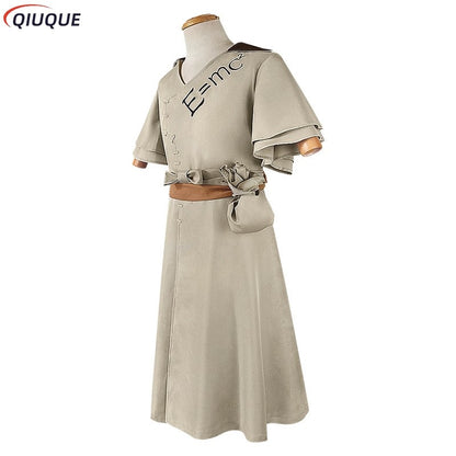 Senku Ishigami Cosplay Costume Wig Halloween Christmas Carnival Party Outfit Role Play Suit Comic Con Clothing