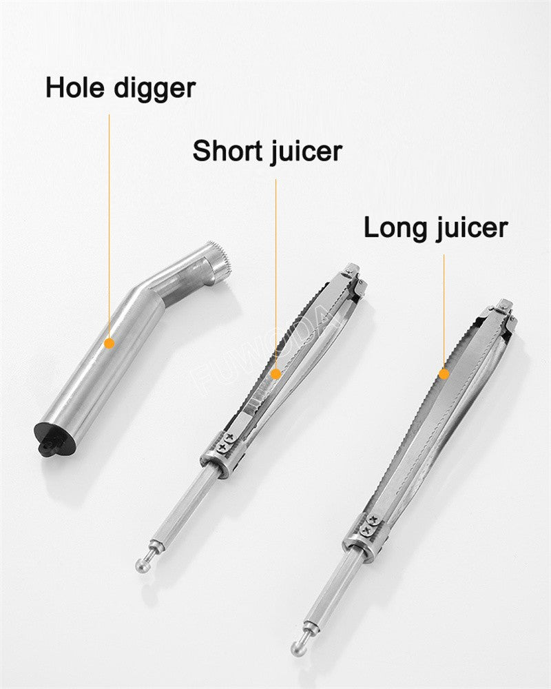 Espremedor de Laranja Elétrico de Aço Inoxidável 110V 220V, Liquidificador de Frutas, Extrator de Suco de Laranja, Máquina de Suco Multifuncional, Eletrodoméstico de Cozinha