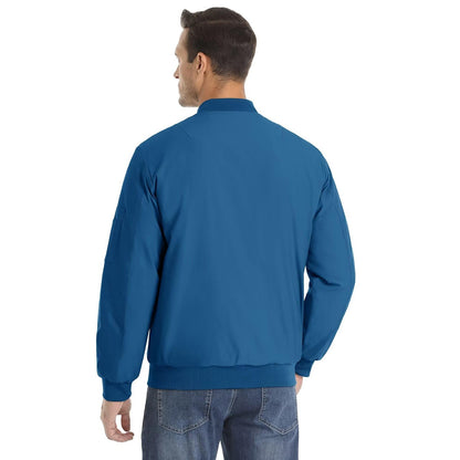 MAGCOMSEN Men's Aviator Jackets Thick Warm Orange Lining Bomber Jackets Fall Winter Casual Windproof Coats