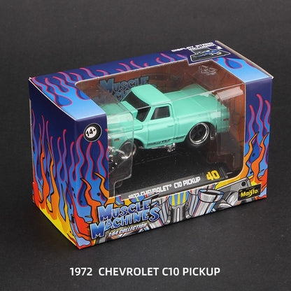 Maisto 1:64 Muscle Machines Carro de Metal Fundido Miniatura Veículos de Brinquedo Chevrolet Camaro Nissan Gtr Toyota Ae86