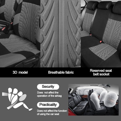 Universal Car seat cover auto Seat Cover 3D Printed Embroidered Fashionable Automotive Interior