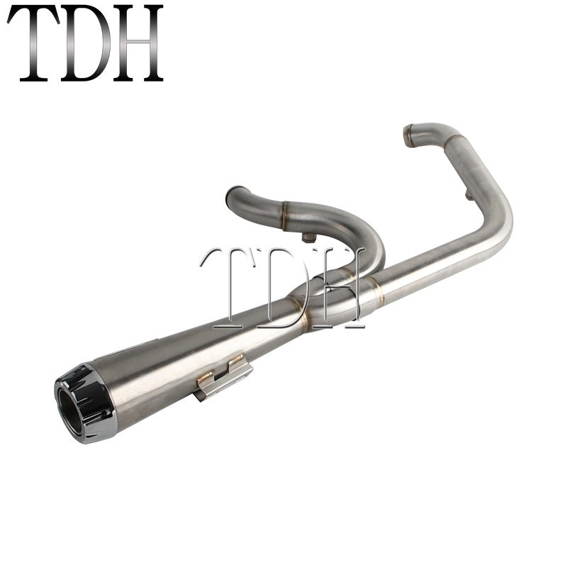 Motorcycle Exhaust Muffle Middle Link Pipe Mid-control Exhaust System For Harley Softail Street Bob Standard FXST FXBBS FXBB 18+