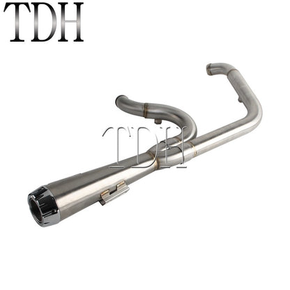 Motorcycle Exhaust Muffle Middle Link Pipe Mid-control Exhaust System For Harley Softail Street Bob Standard FXST FXBBS FXBB 18+
