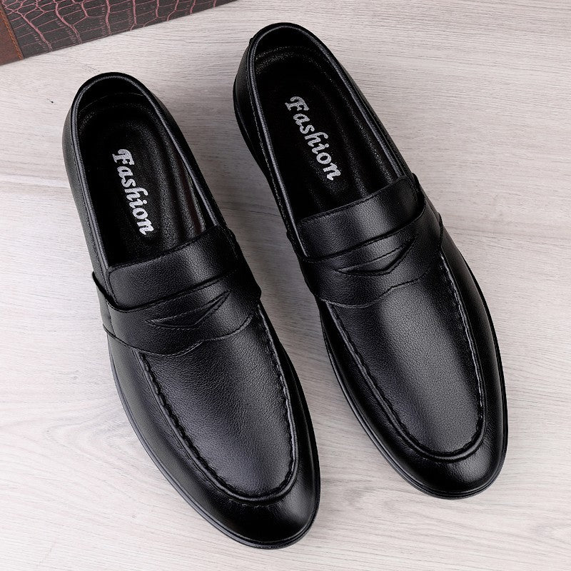 British Style Autumn Casual Leather Doudou Shoes Men's Outdoor Step on Business Shoes Fashion Handmad Designer  Single Flats