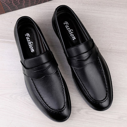 British Style Autumn Casual Leather Doudou Shoes Men's Outdoor Step on Business Shoes Fashion Handmad Designer  Single Flats