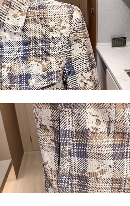 Winter Short Wool Blends Jackets Men's Brand Casual Business Trench Coat Thickened Warm Social Streetwear Overcoat