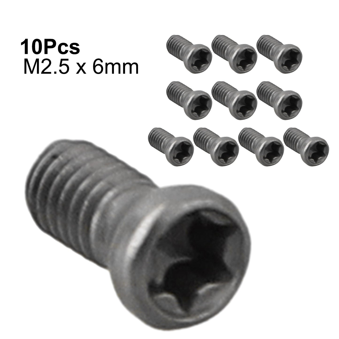 10 Peças Parafusos Torx M2.5 M3.5 Para Substituir Pastilhas de Metal Duro Ferramentas de Torno CNC Oficina Ferramentas Manuais Suprimentos