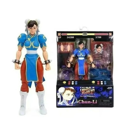 Em estoque Jada Toys Ultra Street Fighter II M.Bison Dhalsim Violent Ken RYU Guile 6" Boneco Colecionável Modelo Brinquedo Presente