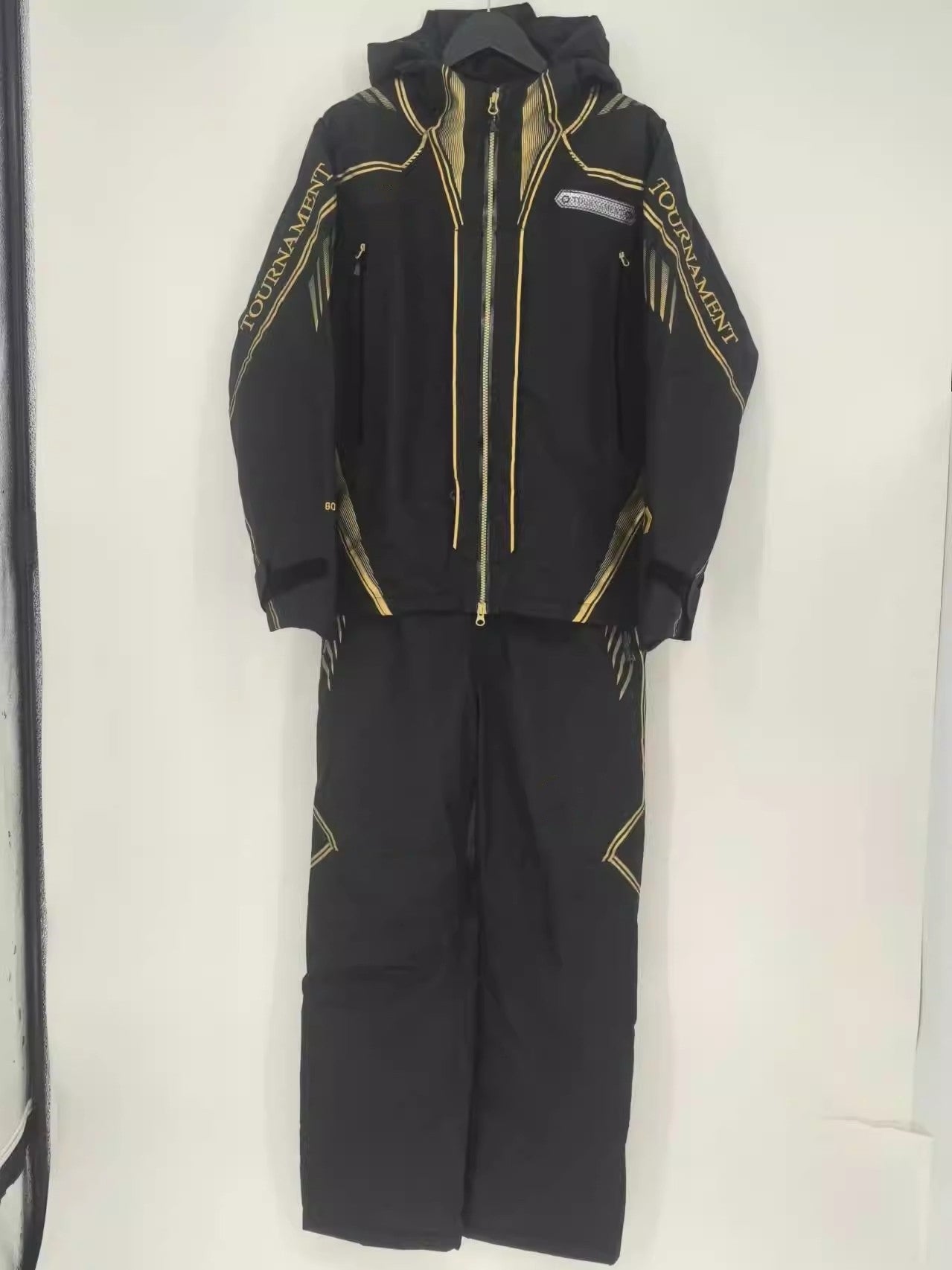 Jaqueta e calça de pesca DW à prova d'água, trajes de lã quente GOTX com logotipo, DR-1008T, conjunto de roupas de inverno, novo, 2 peças