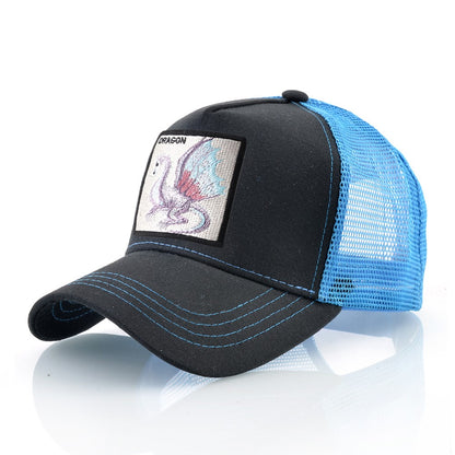 TQMSMY Boné de Beisebol Bordado com Dragão Masculino, Chapéus Casuais para Exteriores com Viseira, Bonés Trucker Snapback Femininos, Unissex Hip Hop Drake Bones