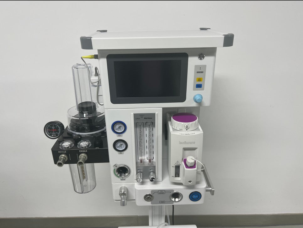 Máquina de Anestesia Veterinária Integrada DA1200V9 com Aquecimento de Circuito Respiratório para Animais de Estimação e Fonte Dupla de Ar Inteligente