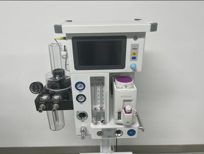 Máquina de Anestesia Veterinária Integrada DA1200V9 com Aquecimento de Circuito Respiratório para Animais de Estimação e Fonte Dupla de Ar Inteligente