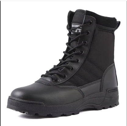 Botas Táticas Masculinas Botas de Força Especial Botas de Combate no Deserto Botas de Caminhada ao Ar Livre Botas de Tornozelo Masculinas Botas de Segurança para o Trabalho