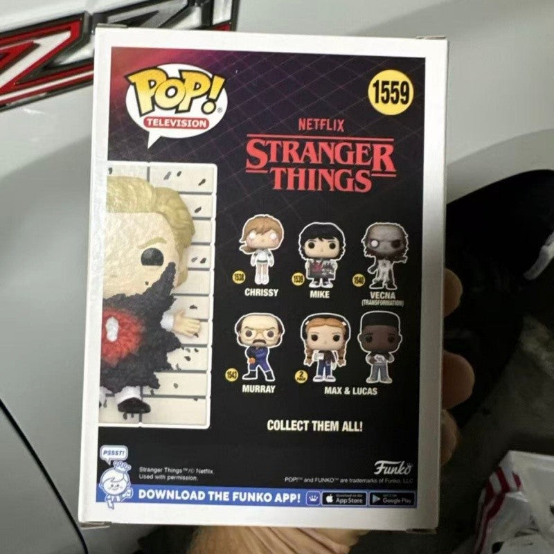 Funko Pop Boneco Colecionável Genuíno Stranger Things Modelo 001 (Vaporizando) 1559 Escultura de Vinil Bonecas Edição Limitada Colecionável
