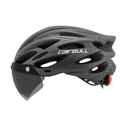 Cairbull Capacetes de Ciclismo MTB Mountain Road Capacete de Bicicleta de Corrida Leve Respirável Led Segurança Capacete de Bicicleta 54-62cm Casco