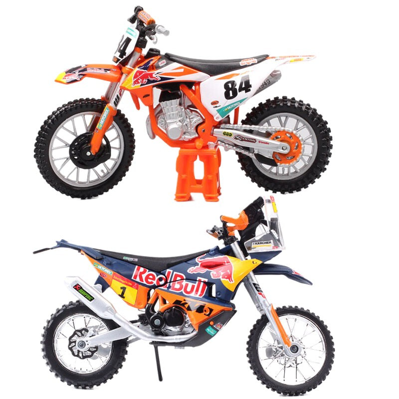 Modelo de motocicleta Maisto KTM 450 SX SXF EXC Racing RC 8C RC390 690 SMC R 640 Duke II Rally de escala 1/18 Diecast Veículos de Moto de Trilha