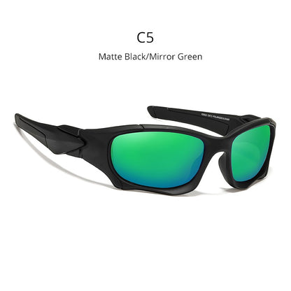 KDEAM Óculos de Sol Polarizados para Esportes ao Ar Livre Masculino Armação Curva Lente Resistente a Estresse Óculos de Sol Feminino KD0623