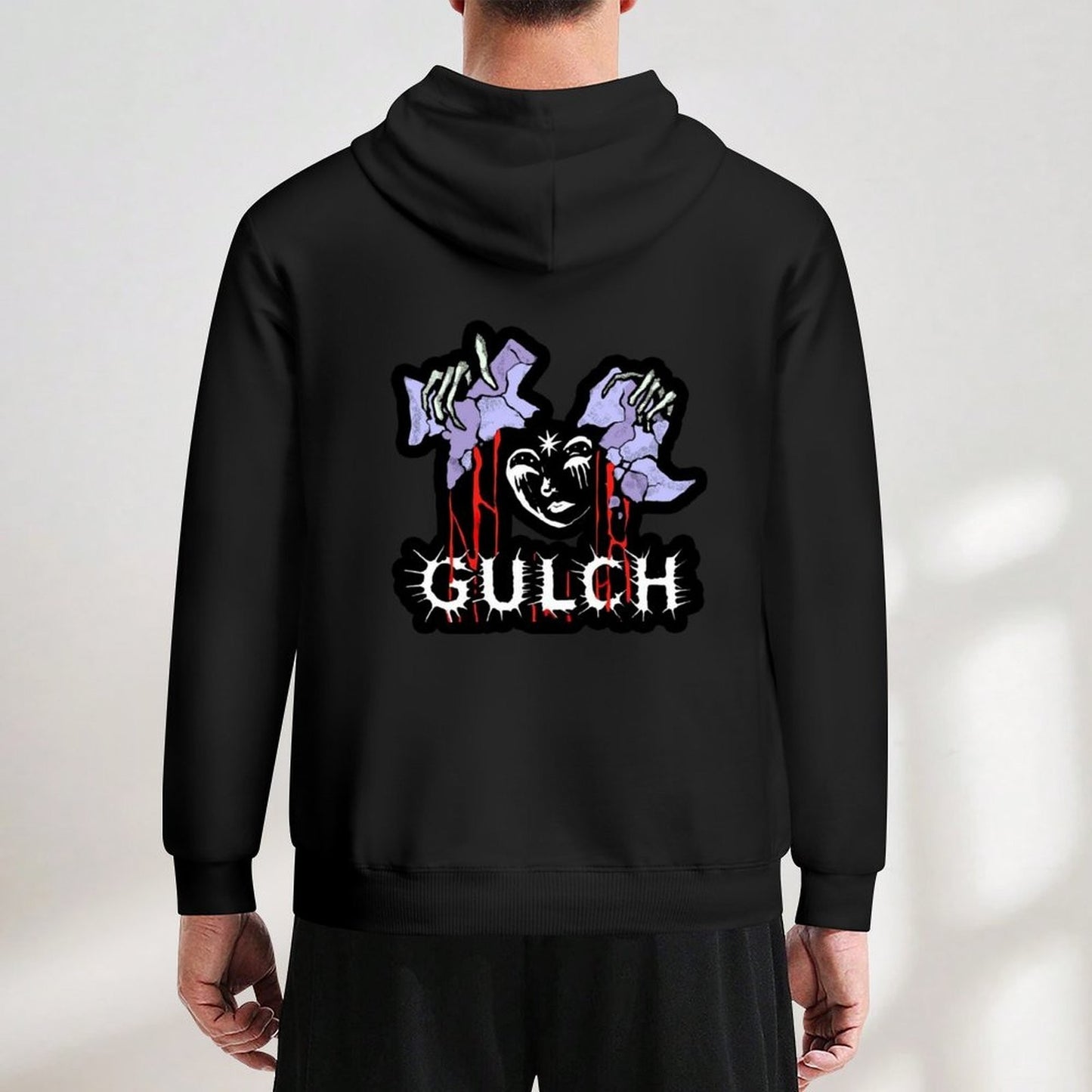 GULCH MUSIC ART Hoodie men's sweat-shirt set male clothes men clothes mens clothing new in hoodies