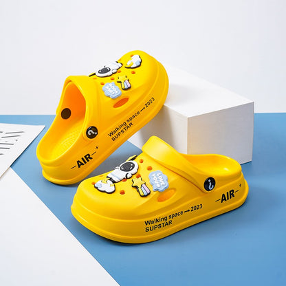 Kids Summer Sandals EVA Design Children Slippers Soft Non Slip Platform Slides Outdoor Garden Shoes High Quality Fashion Shoes