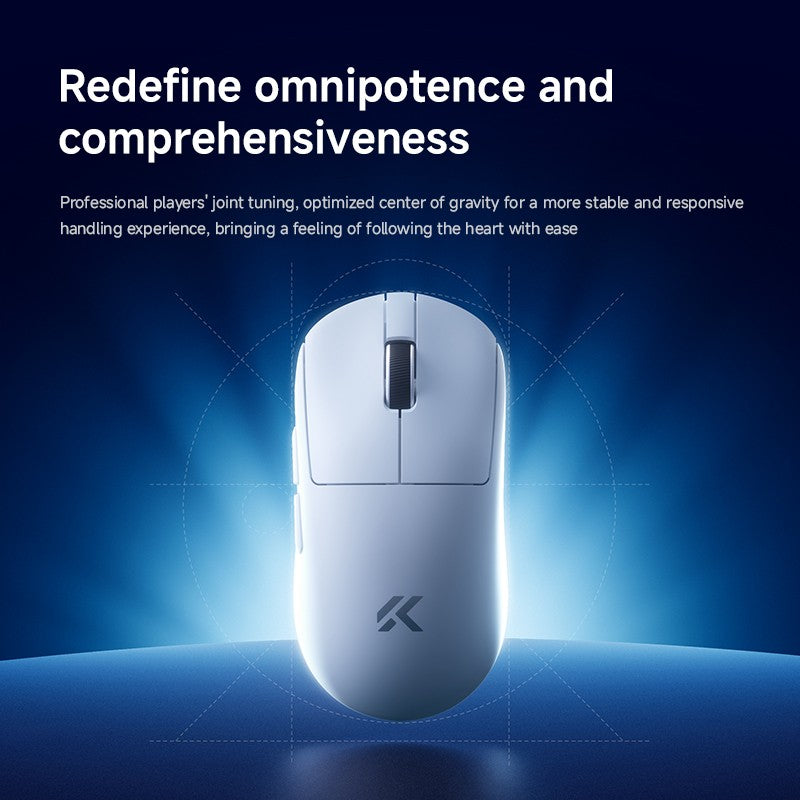 MCHOSE A7 V2 Ultra Gaming Mouse Sensor PAW3950 TI Dual 8000Hz 20000fps 42000DPI 750IPS Revestimento de Vidro Super Deslizante Importado CSGO
