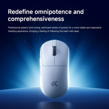 MCHOSE A7 V2 Ultra Gaming Mouse Sensor PAW3950 TI Dual 8000Hz 20000fps 42000DPI 750IPS Revestimento de Vidro Super Deslizante Importado CSGO