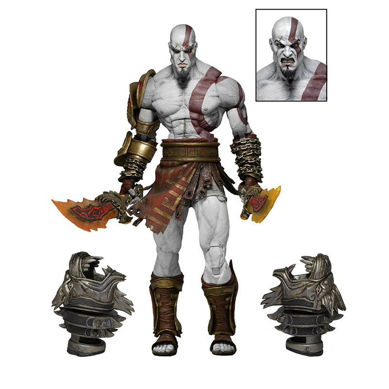 NECA God of War Ghost of Sparta Kratos Boneco de Ação 18cm PVC Coleção Articulada Jogo Ultimate Kratos Estatueta Modelo Brinquedos Presentes