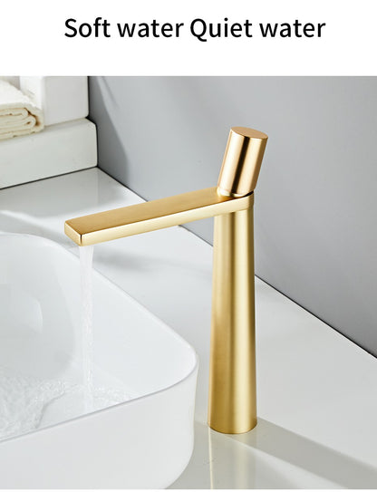 Basin Faucet Brass Bathroom Faucet Mixer Tap Black/Chrome Wash basin Faucet Single Handle Hot and Cold Lavotory Faucet  855921