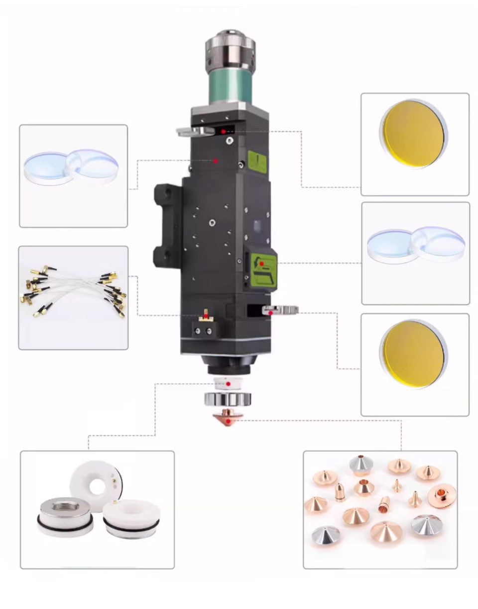 Raytools Laser Lens 24.9x1.5 27.9x4.1 30x5 Raytools Laser Protective Glass Lens for Laser Head BM11 Laser Cutting Machine Lens