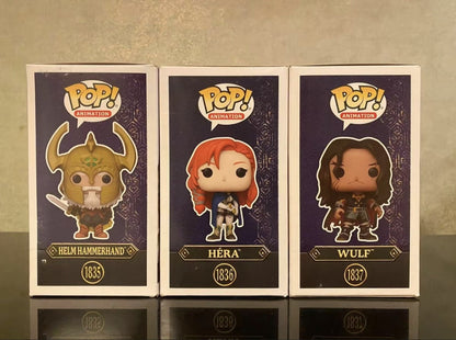 Funko Pop The War Of The Rohirrim Hera Modelo O Senhor Dos Anéis Action Figure Wulf Enfeites Gimli Boneca Gimli Brinquedo Presente