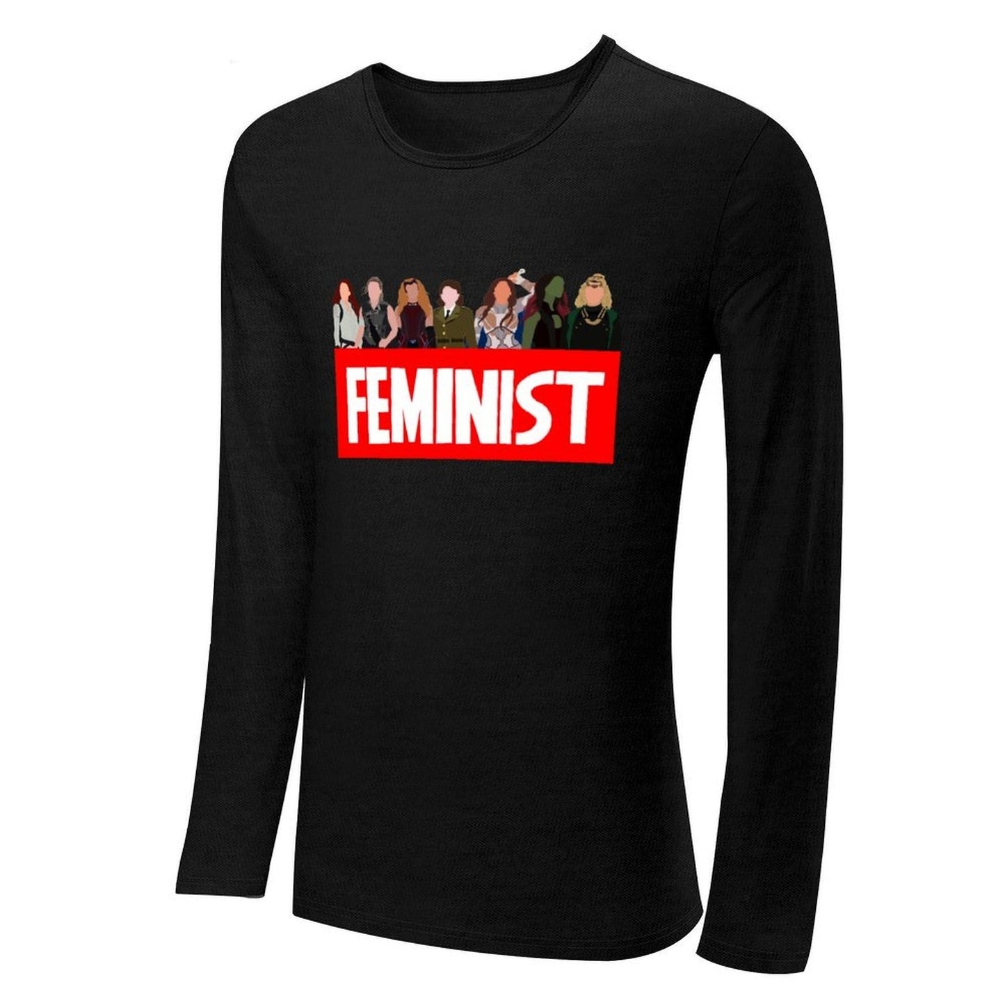 Feminist marvelous ladies (updated) Long T-Shirt graphic t shirt custom t shirt anime plain t-shirt t shirts for men pack